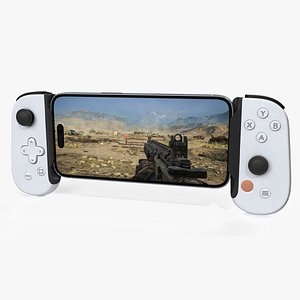 Split Smartphone Gamepad Connected Mode White model
