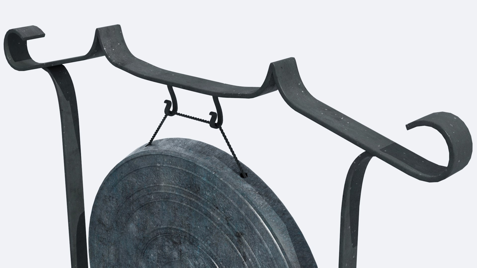 Chinese Musical Instrument Gong 3D Model - TurboSquid 2212127