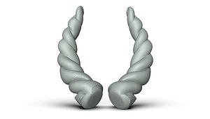 HORN 3 high poly sculpt 3D model 3D