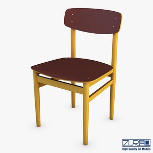 3D modern green dot chair