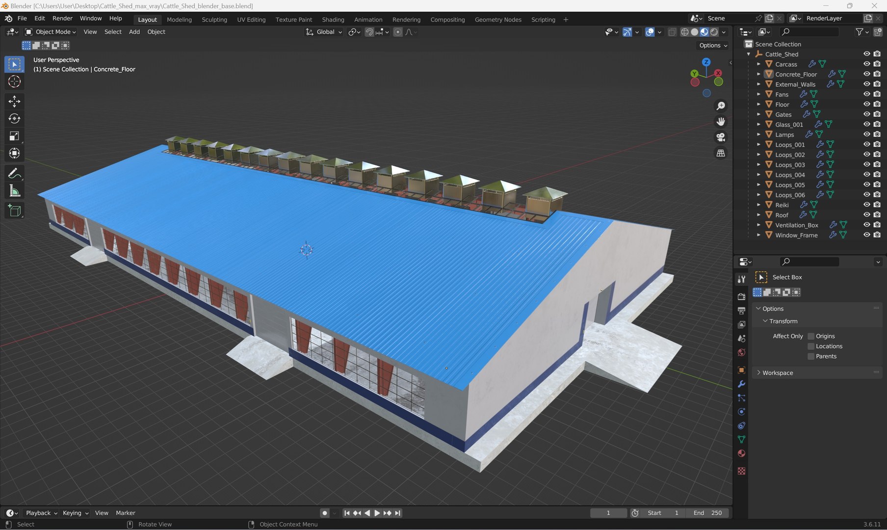 3D model Cattle Shed https://p.turbosquid.com/ts-thumb/cH/eaJpl4/eB/cattle_shed_1001/jpg/1742031351/1920x1080/fit_q87/ba3ad01e1de4687b72b556175dbdf1dee86f5c66/cattle_shed_1001.jpg