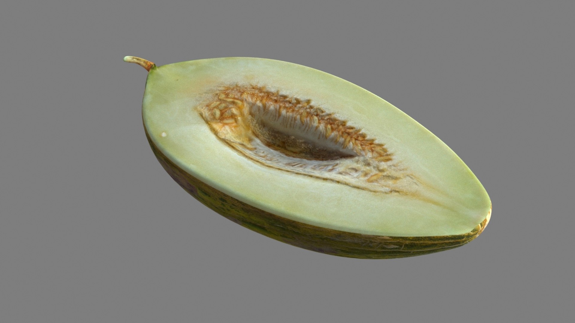 3D model melon piel sapo slice https://p.turbosquid.com/ts-thumb/cH/f8Ht52/AgZU9gSB/10001/jpg/1537701391/1920x1080/fit_q87/1687ea09678674bdcddc1d31115106af04b073ec/10001.jpg