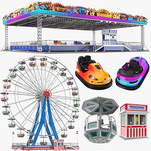 Two Detailed Amusement Park Games