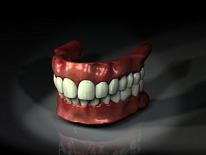 c4d teeth mold