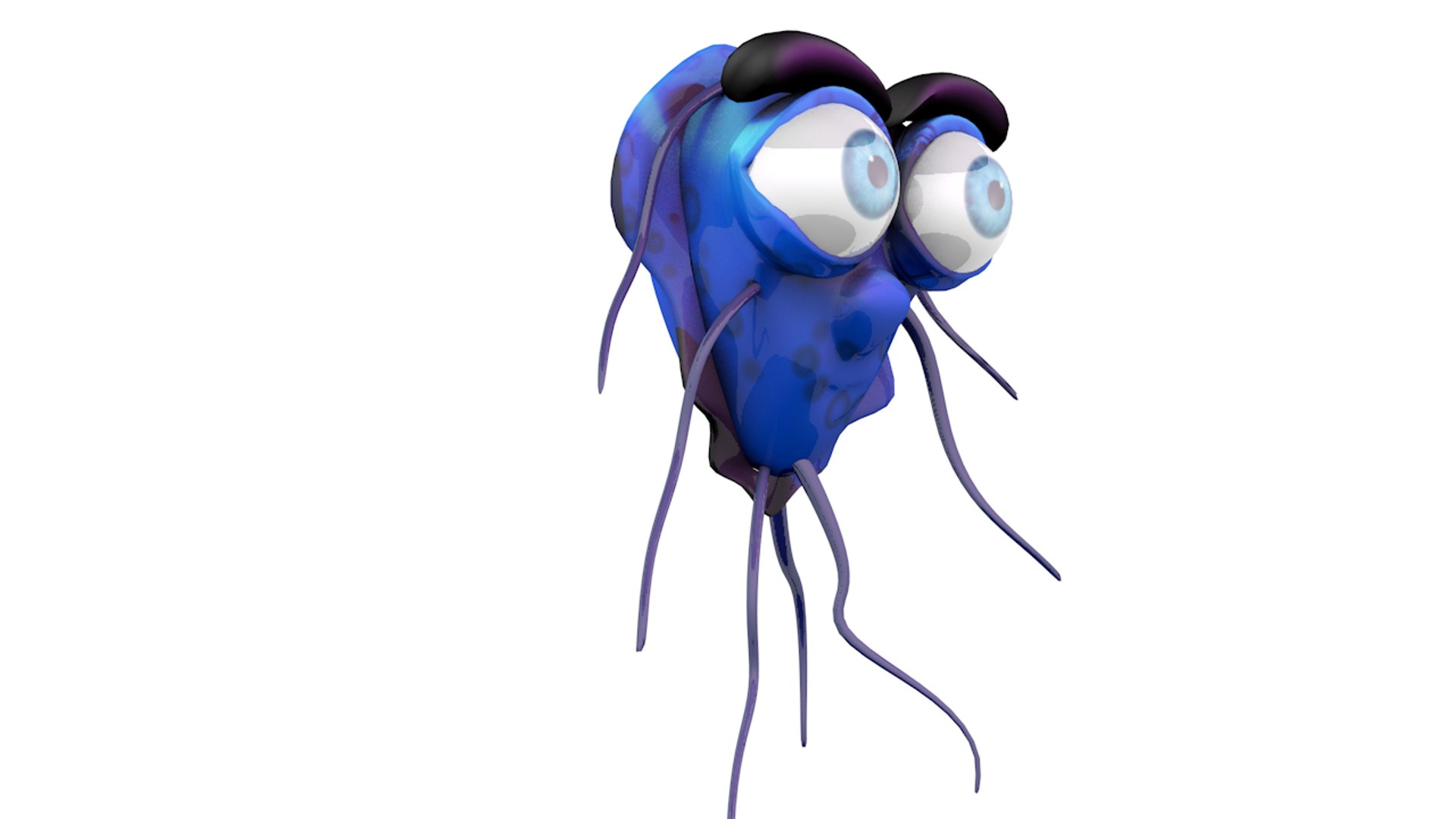 Alien Virus Character Model - TurboSquid 1320196