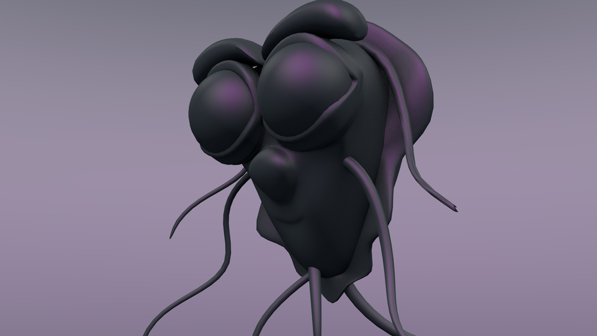 Alien Virus Character Model - TurboSquid 1320196