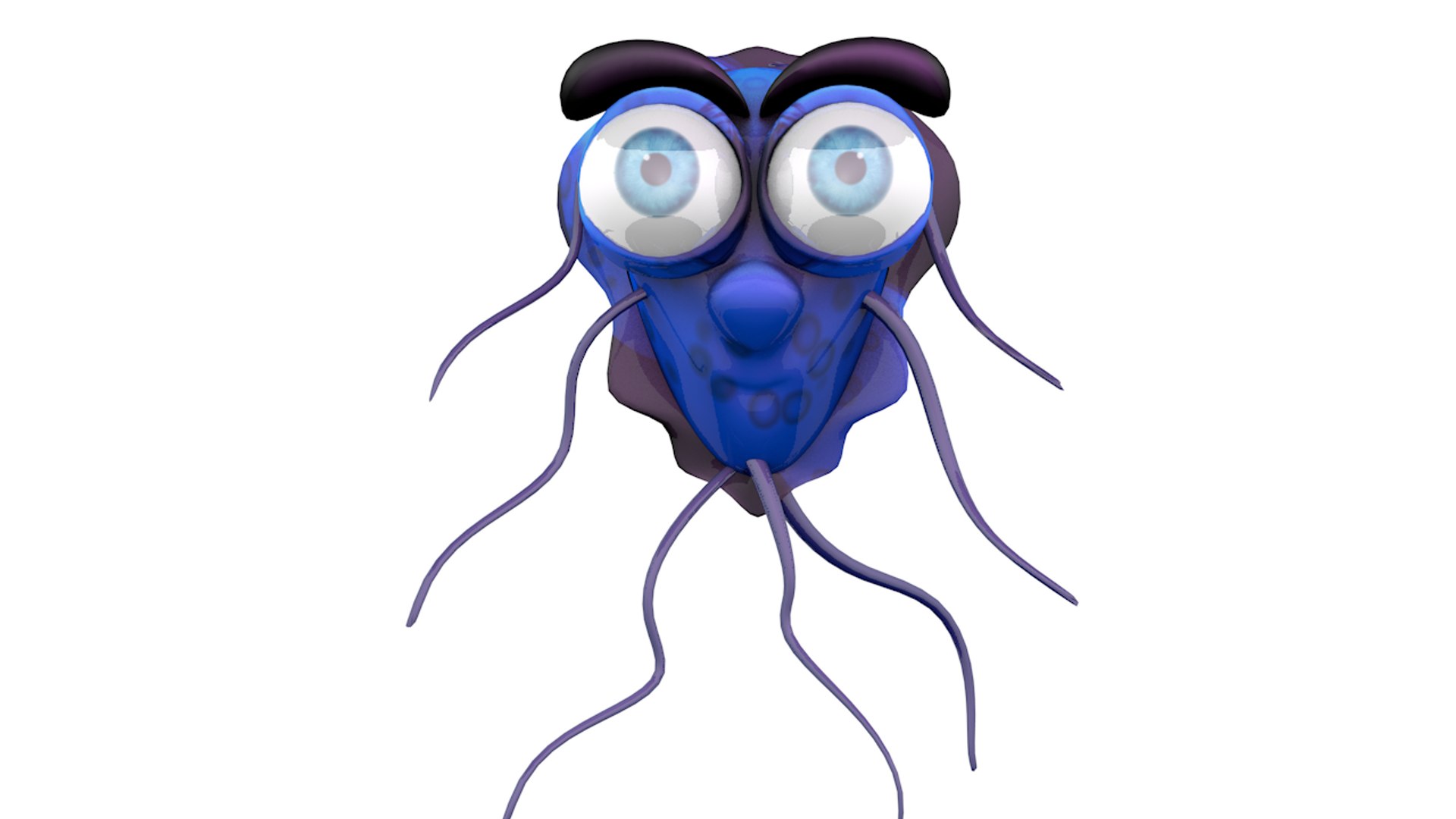 Alien Virus Character Model - TurboSquid 1320196