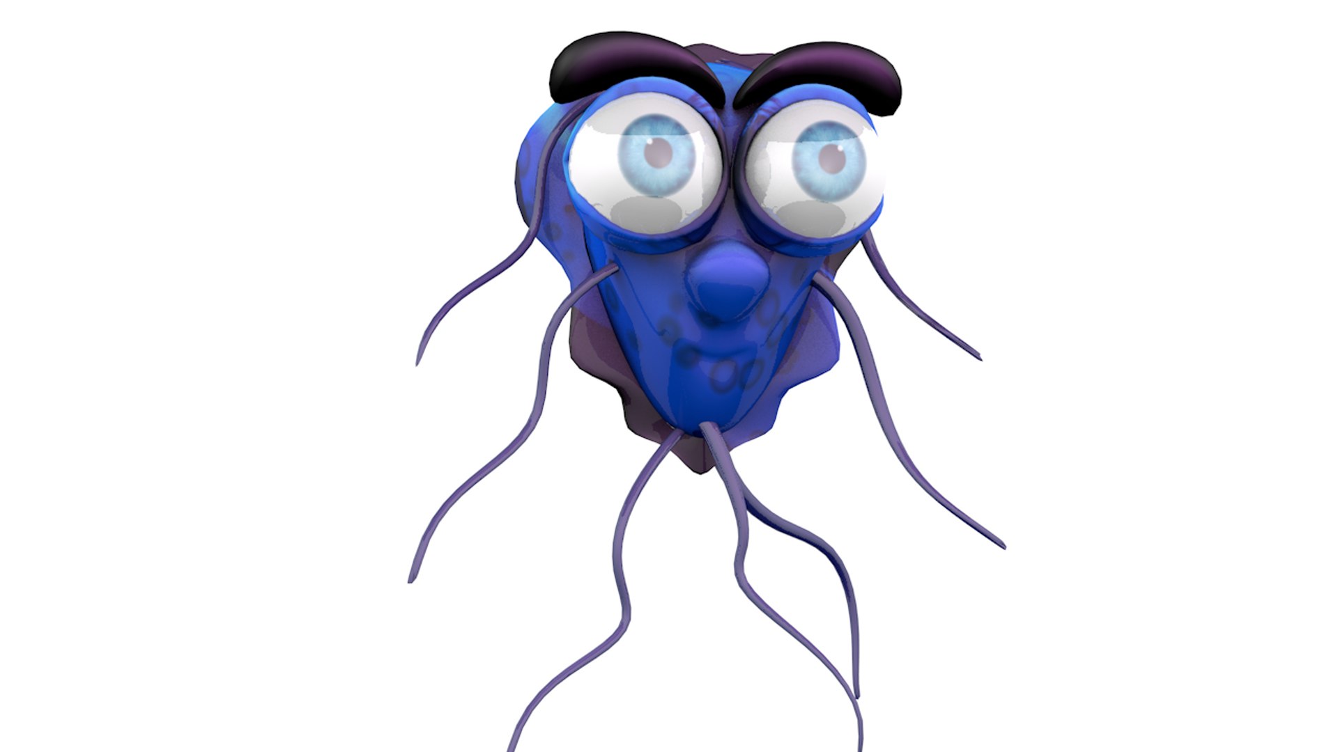 Alien Virus Character Model - TurboSquid 1320196