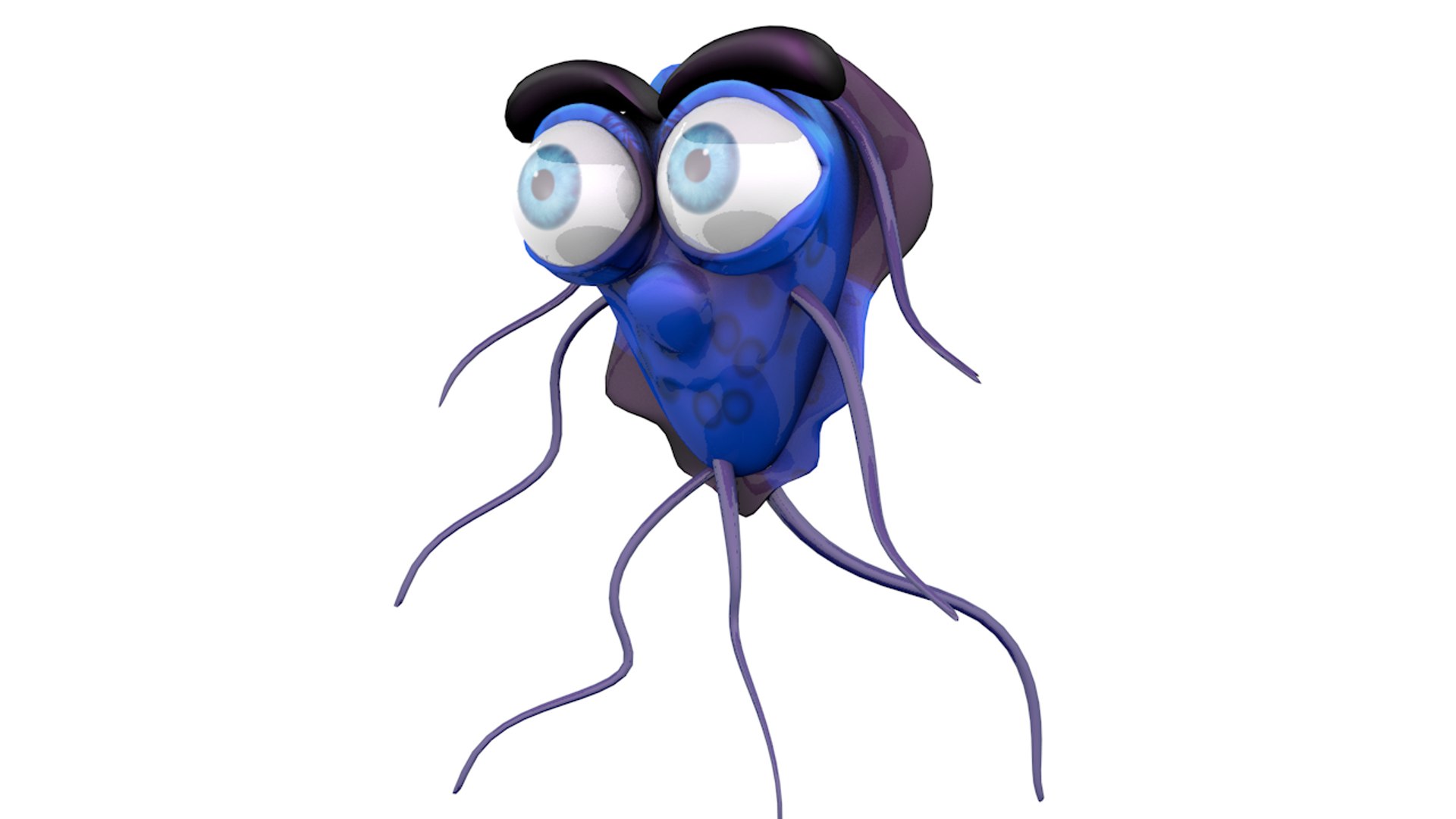 Alien Virus Character Model - TurboSquid 1320196