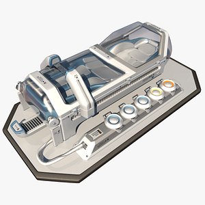 Scifi Cryopod Chamber