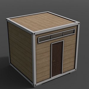 PBR Container House BC V2 3D model