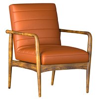 THE LEATHER ARMCHAIR IN VINTAGE BLACK