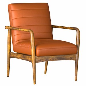 THE LEATHER ARMCHAIR IN VINTAGE BLACK