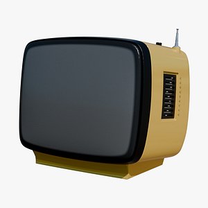 Vintage TV 3D model