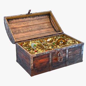 pirate treasure chest 3D model