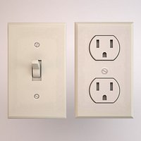 Electrical Socket and Light Switch