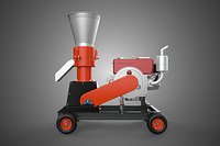 HEAVY DUTY PELLETS PRESS MAKING MACHINE SINGLE CYLINDER DIESEL
