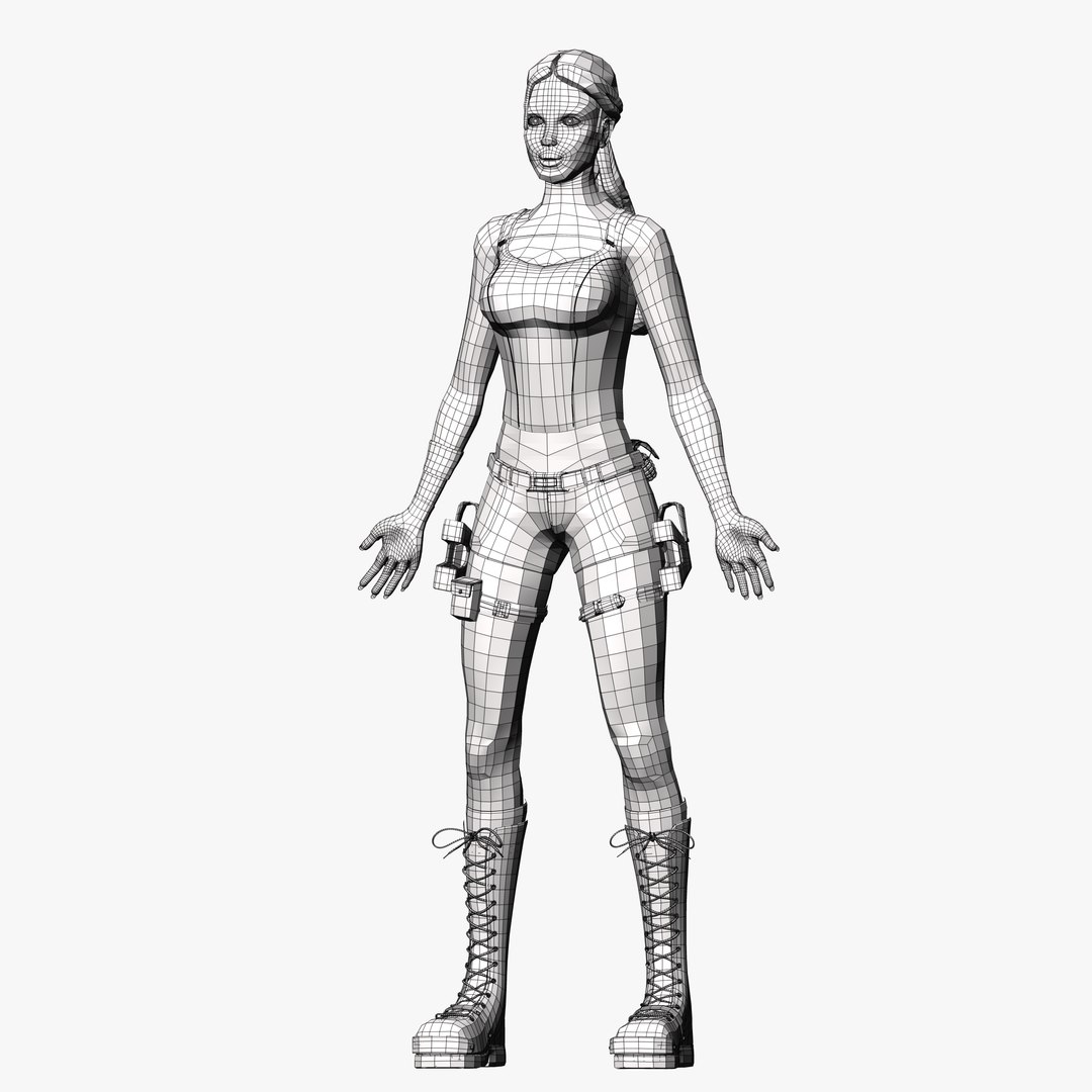 3d Commando Girl Woman