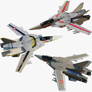 3D VF-1 Valkyries collection 3 in 1