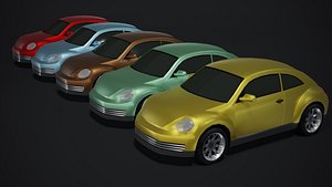 3D compact car generic model