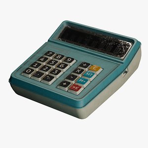 Commodore US3 Calculator 3D model