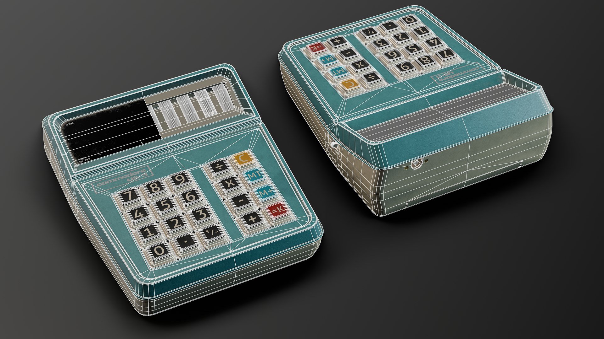 Commodore US3 Calculator 3D model https://p.turbosquid.com/ts-thumb/cI/AN6mXo/he/wireframe/jpg/1708189245/1920x1080/fit_q87/0ec60566f2ad28cd9e8ec54741f717f8685211b3/wireframe.jpg