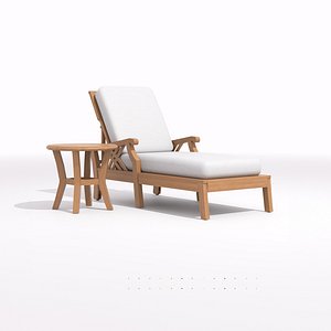 Gloster Halifax Teak Chaise