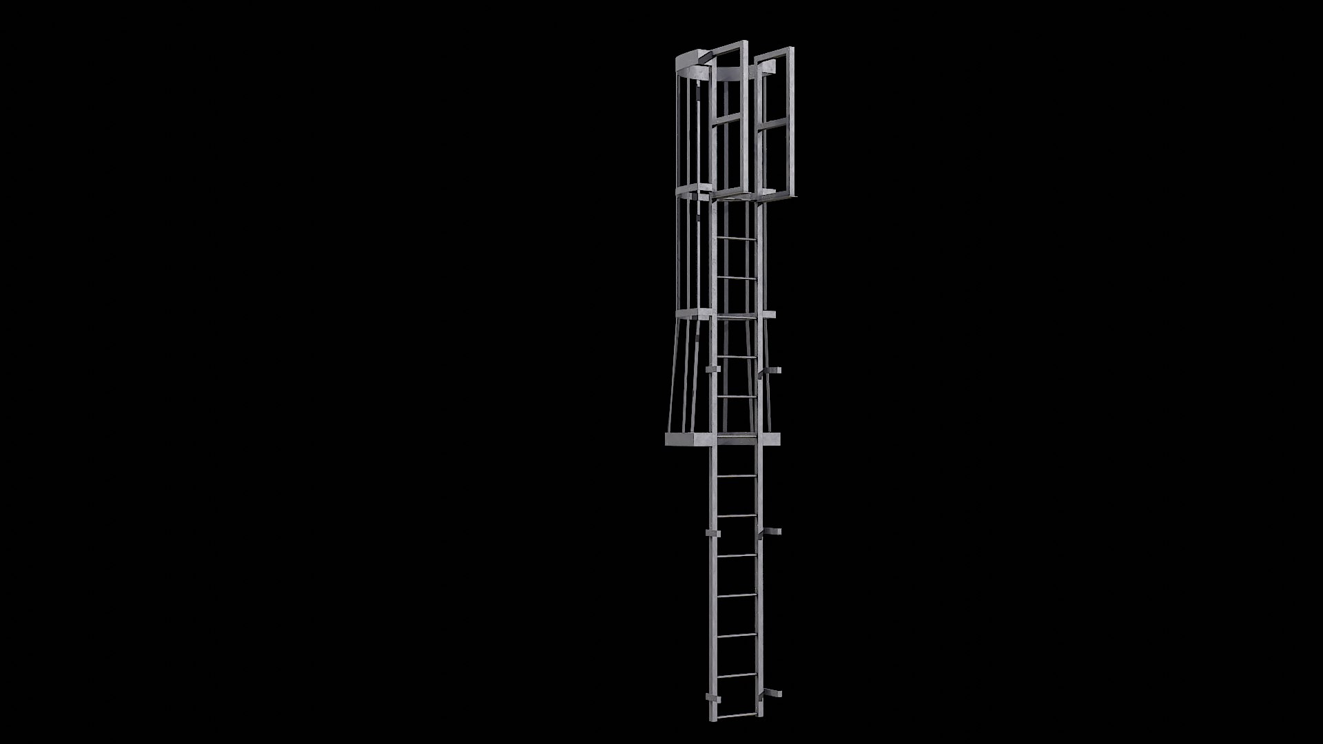 3D Model Cage - Safety Step - TurboSquid 1633890