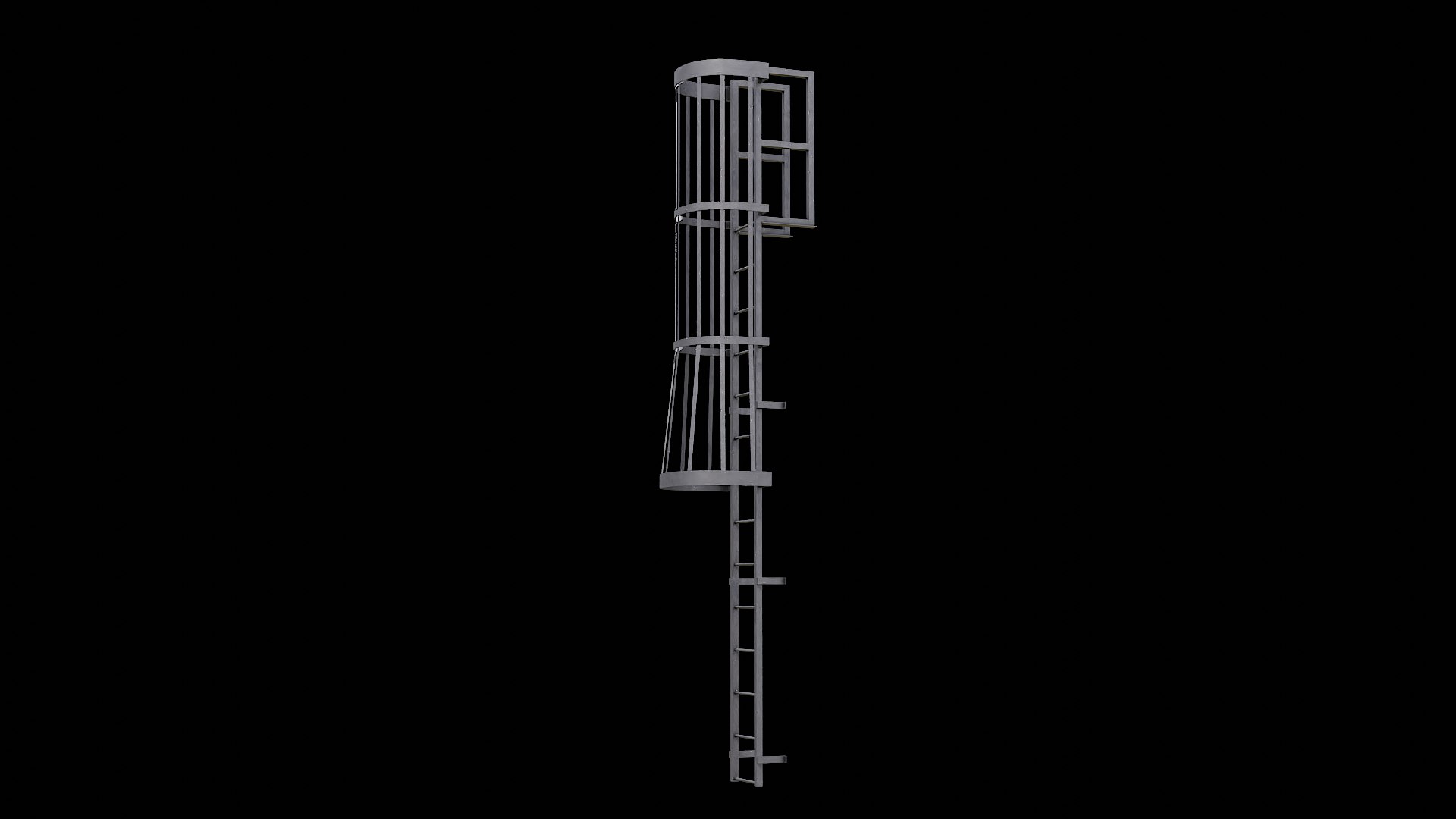 3D Model Cage - Safety Step - TurboSquid 1633890