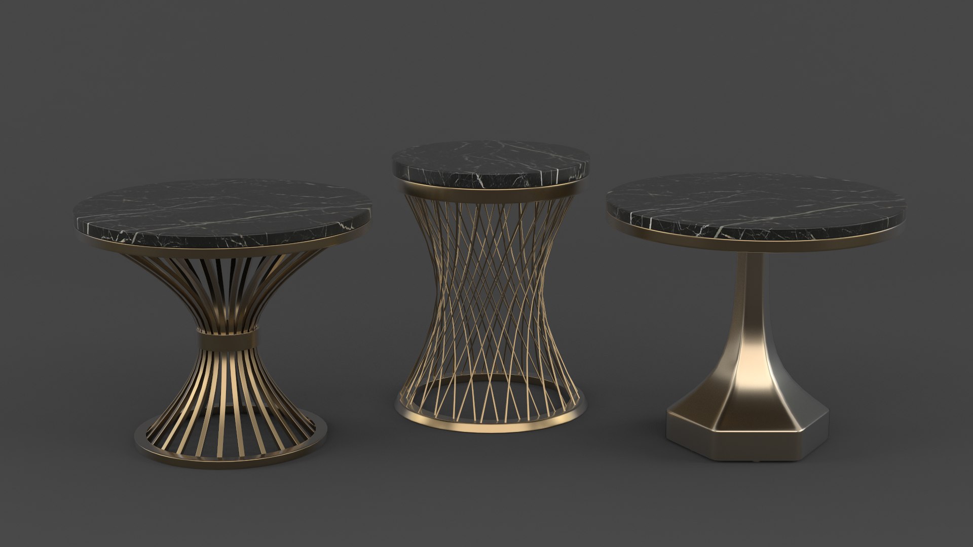 3D Marble Round Coffee Table Model - TurboSquid 2073889