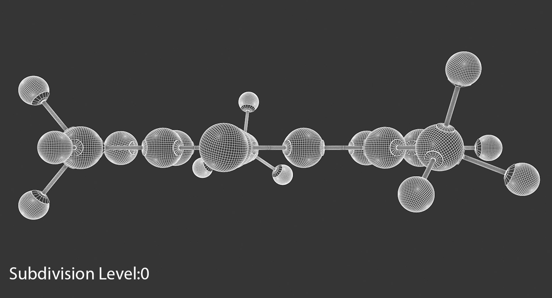 Caffeine Molecule 3D Model - TurboSquid 1418267
