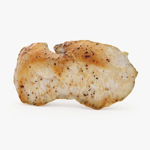 Chicken Steak Sliced 03 3D model