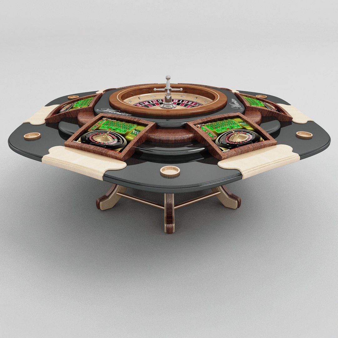 Roulette Table 3d Max