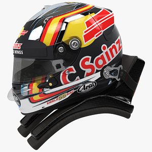 Carlos Sainz 2017 style Racing helmet