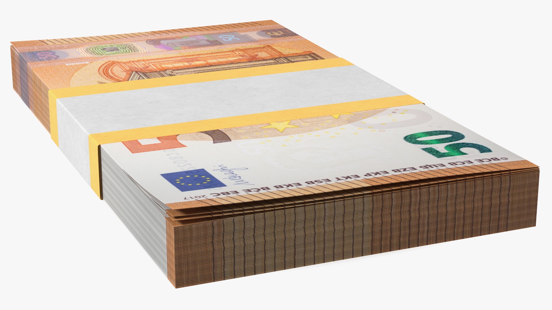 Stack Money 50 Euro 3D - TurboSquid 2146528