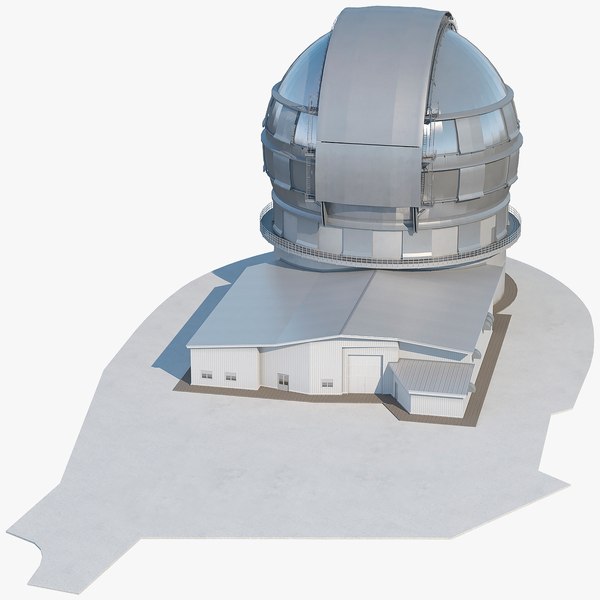 grantecanreflectingtelescopevray3dmodel0