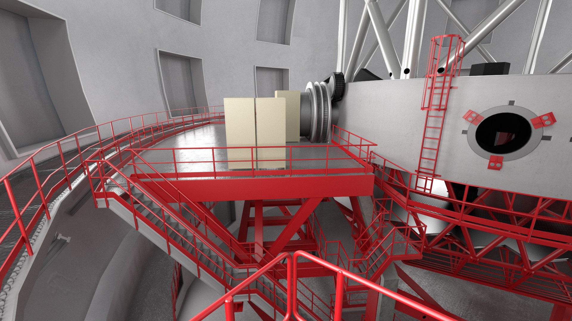 3D gran tecan reflecting telescope model https://p.turbosquid.com/ts-thumb/cI/SsSEhH/s3o0ygzw/grantecanreflectingtelescopevray3dmodel035/jpg/1606096968/1920x1080/fit_q87/36dd6927d064baea1261580e40c657193ae8ae44/grantecanreflectingtelescopevray3dmodel035.jpg
