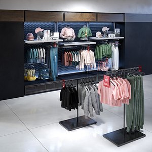 Clothes shop athletic wear 01