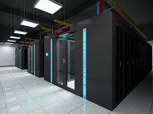3D model Computer Server Room