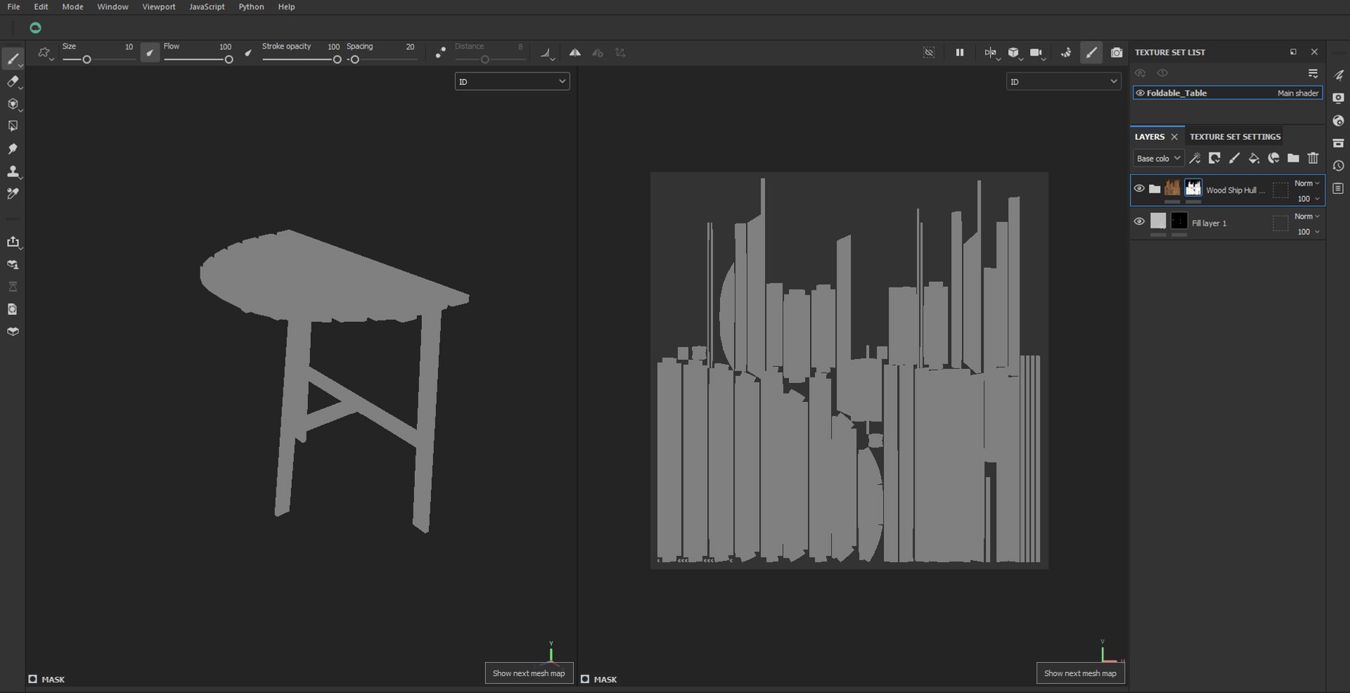 3D Model Foldable Table - TurboSquid 2238208