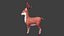 3D DeerAnimatedRigged