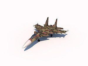 3dsmax sukhoi su-37 flanker
