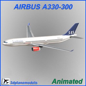 airbus a330-300 3d model
