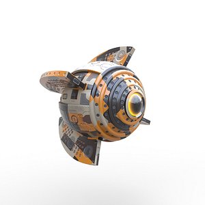 3D camera drone scifi - model