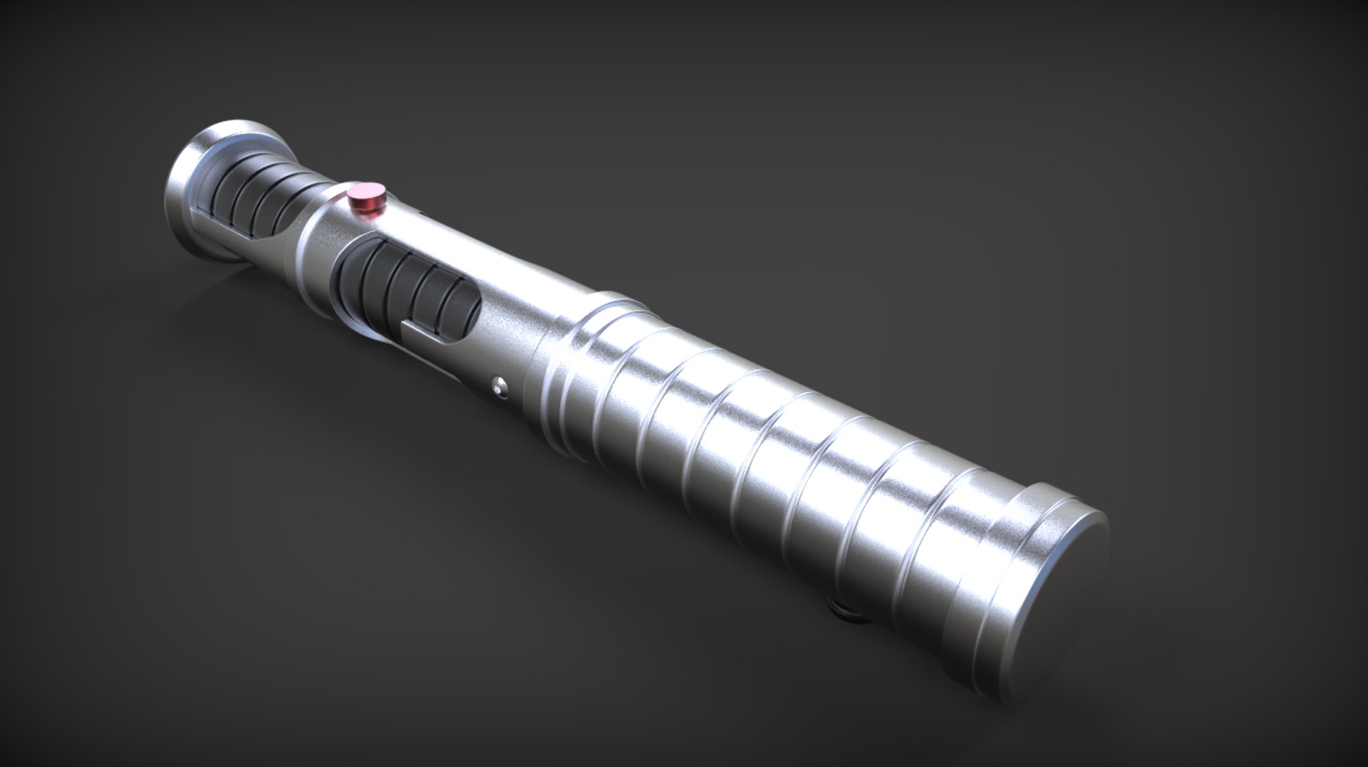 3d Jedi Quinlan Vos S Lightsaber Model