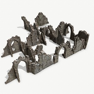 Ruin Gate 3D model