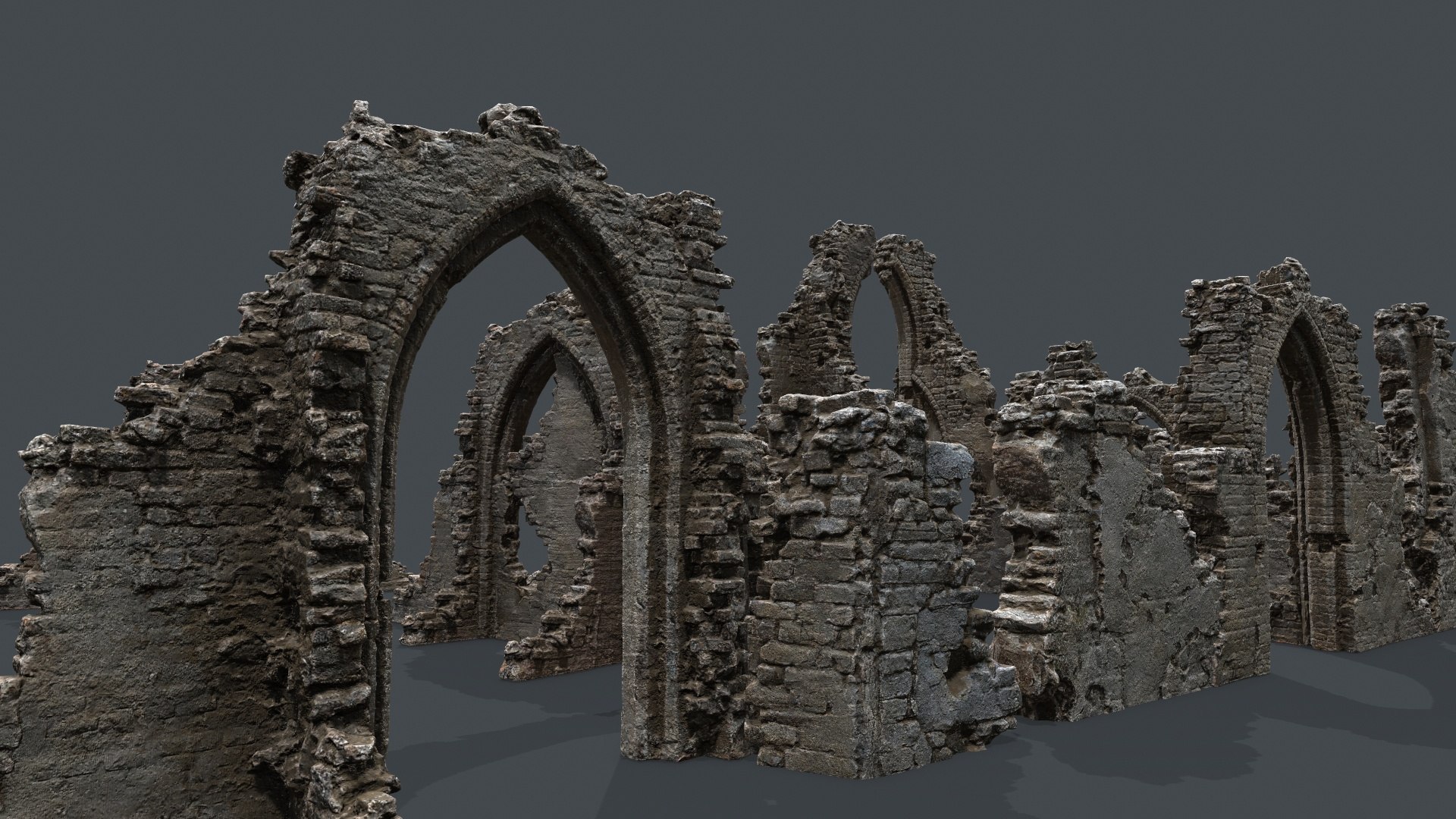 Ruin Gate 3D Model - TurboSquid 2321657