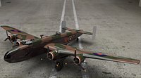 VINTAGE AIRPLANE - Handley Page Halifax