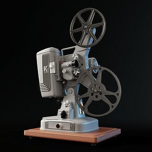 keystone 109d 8mm projector 3D model