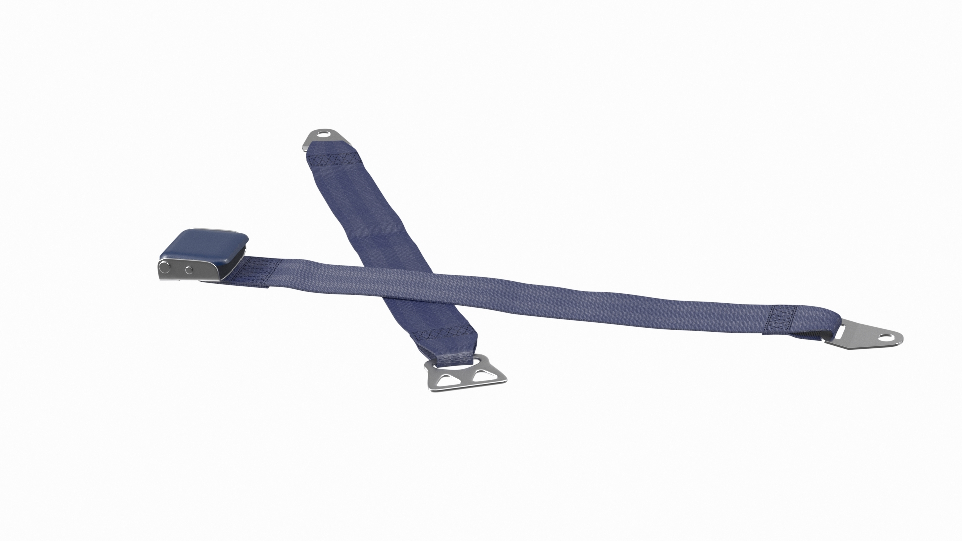 3D model Airline Seat Belt Extender Type B Blue TurboSquid 2163435